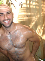Straight guy shows off dick by the pool! by Out Him