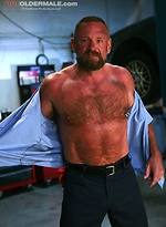 Hairy mature bear Rob Lawrence by Hot Older Male