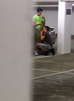 Parking garage anal fuck by Gay Violations