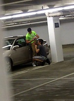 Parking garage anal fuck by Gay Violations