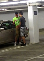 Parking garage anal fuck by Gay Violations