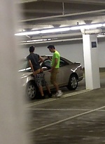 Parking garage anal fuck by Gay Violations