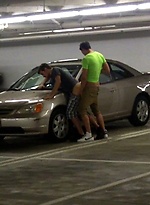 Parking garage anal fuck by Gay Violations