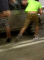 Parking garage anal fuck by Gay Violations