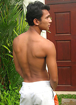 Hot Gene strips outdoors by BoyKakke