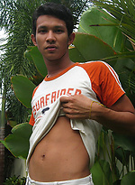 Hot Gene strips outdoors by BoyKakke