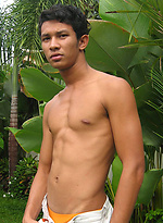 Hot Gene strips outdoors by BoyKakke
