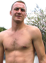 Hairy, Muscular Painter Matt Cardle - Shows off his white bits in the Sunshine! by English Lads
