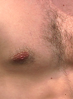 Hairy, Muscular Painter Matt Cardle - Shows off his white bits in the Sunshine! by English Lads