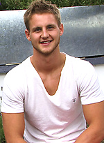 Tall Blond Fighter Jamie - One Toned Body and an Over Proportioned Uncut One! by English Lads