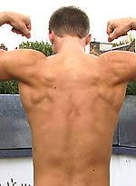 Tall Blond Fighter Jamie - One Toned Body and an Over Proportioned Uncut One! by English Lads