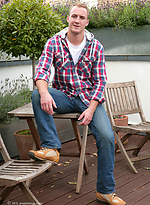 Hairy Straight Young Hunk Matt Cardle - When not Singing or Painting Find him Wanking in the Sunshine! by English Lads