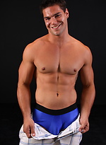 Muscle studs Solomon jerking off dick by ChaosMen