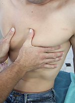 Hairy ass fucked after massage by Rub Him