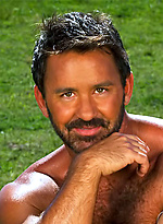 Hairy muscle hunk Tom Chase outdoors by Colt Studio With Tom Chase