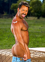 Hairy muscle hunk Tom Chase outdoors by Colt Studio With Tom Chase