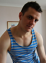 Aussie country boy Brent Tyler shows his uncut dick by Bentley Race