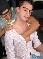 Gay masseuse converting a straight guy by Massage Bait