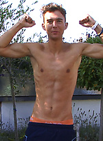 Tall and Lean Personal Trainer Perry showing off his Long Uncut Cock! by English Lads