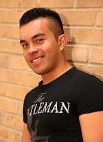 Hairy boy Pedro G jerking off dick by Butch Dixon