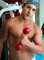 Muscle jock from itali Caua shows his schlong by LucasKazan