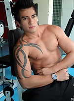 Italian college boy Rick jerking off cock by LucasKazan