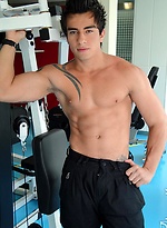 Italian college boy Rick jerking off cock by LucasKazan