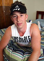 Redheaded Aussie boy Ryan Geary's first shoot with Ben by Bentley Race