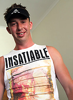 Redheaded Aussie boy Ryan Geary's first shoot with Ben by Bentley Race