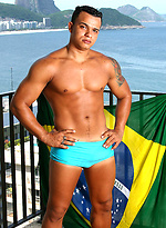 Denis Torres jacking off his fat cock by Brazilian Studz