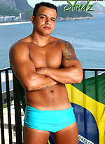 Denis Torres jacking off his fat cock by Brazilian Studz
