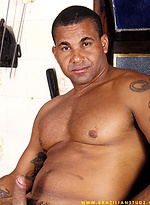 Big latin man Bruno Martin naked by Brazilian Studz