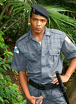 Brazilian cop Bruno Loronha shows his cock by Brazilian Studz