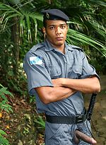 Brazilian cop Bruno Loronha shows his cock by Brazilian Studz