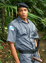 Brazilian cop Bruno Loronha shows his cock by Brazilian Studz