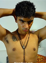 Hot latino twink Emiliano serviced by Miami Boyz