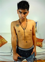 Hot latino twink Emiliano serviced by Miami Boyz