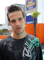 Super cute student Aiden Bailey strips and jacks off for Ben in his hotel room by Bentley Race