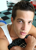 Super cute student Aiden Bailey strips and jacks off for Ben in his hotel room by Bentley Race