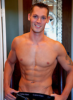 Hot toned boy Taylor Haze jerking off dick by Southern Strokes