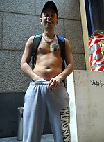 Stripping Naked in the City with French Stud Mickael David by Bentley Race