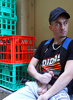Stripping Naked in the City with French Stud Mickael David by Bentley Race