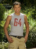 Jonathan Lowe posing naked outdoors by Colt Studio