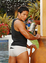 Jherrad Lopez naked outdoors by Colt Studio