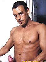Gomez Aguilar plays with his fat cock by Brazilian Studz
