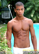 Felipe Sainz shows his big black cock by Brazilian Studz