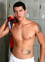 Latin guy Esteban Paes shows his huge cock by Brazilian Studz