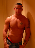 Tony Cage takes a shower by Dominic Ford