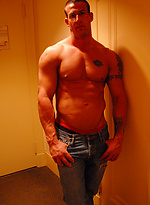 Tony Cage takes a shower by Dominic Ford