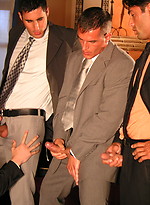 Carlos Montenegro, Jordi Casal, Alex Brinsky - oral sex scene by Kristen Bjorn